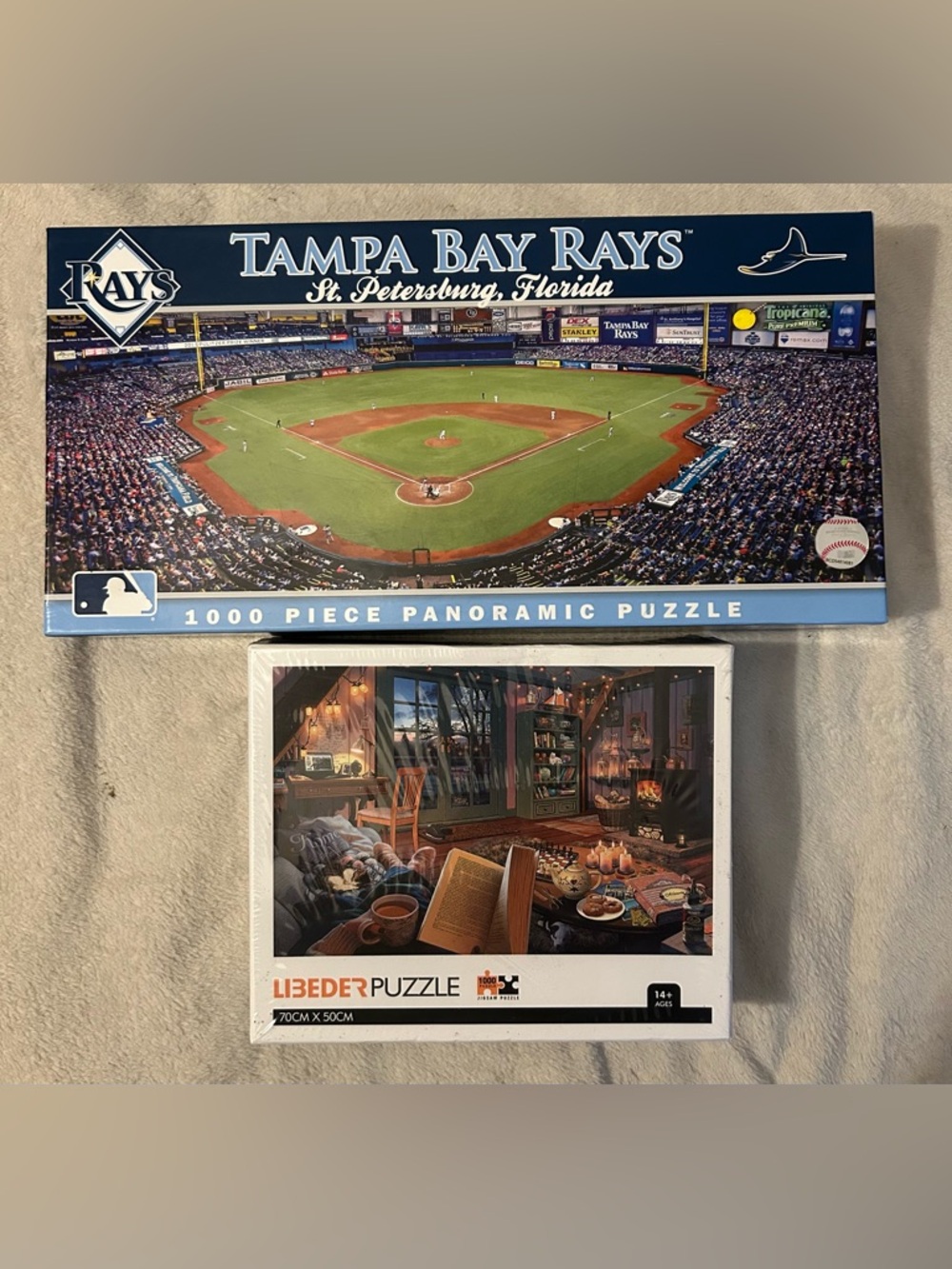 1000-Piece Panoramic Puzzle - Blue
